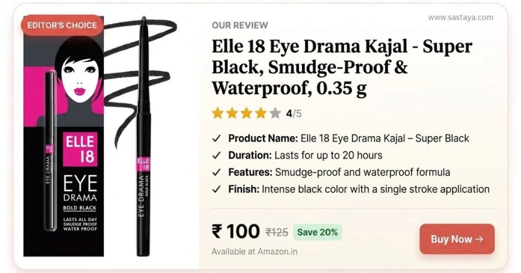 Kajal Under 100 Rupees Why Maybelline Lasting Drama Kajal Is Worth a Look